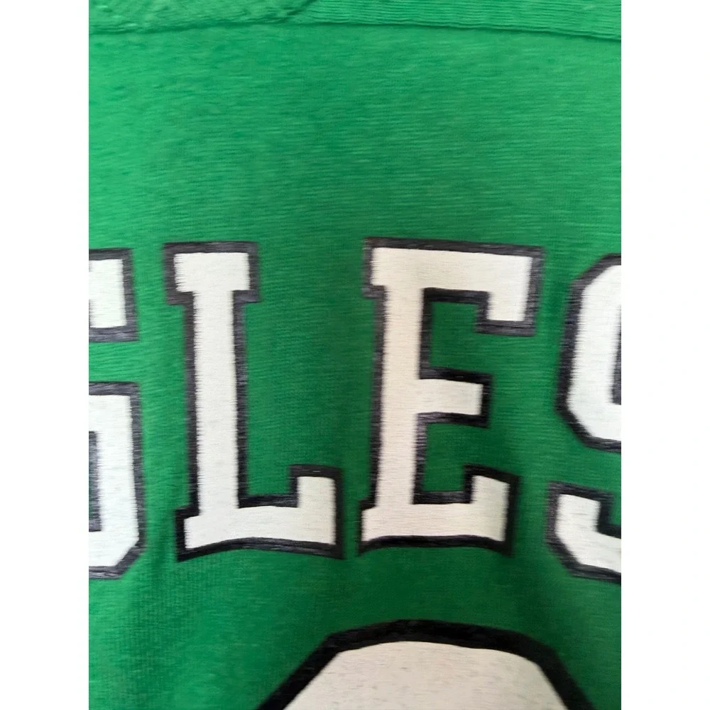 Vintage Philadelphia Eagles Tshirt Mens XL Green NFL Football Rawlings 80s NFC